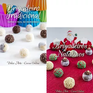 Imagem de capa para o Curso online Curso Online Brigadeiro Tradicional + E-book Brigadeiros Natalinos