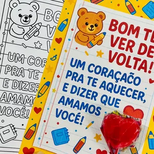 Imagem de capa para o Ebook cartão bom te ver de volta! ❤️