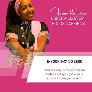 Imagem de capa para o Ebook Bolos Caseiros 14x1 