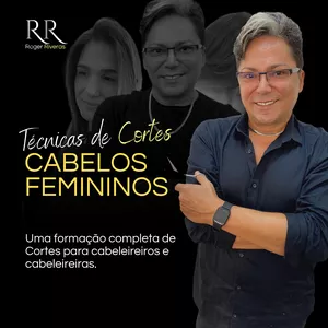 Imagem do curso Técnicas de Cortes de Cabelos Femininos.