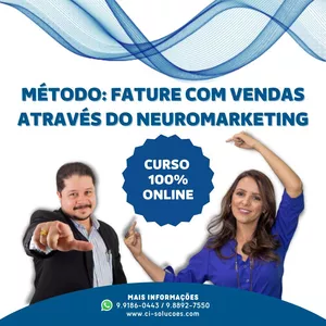 Imagem do curso MÉTODO FATURE COM VENDAS APLICANDO O NEUROMARKETING