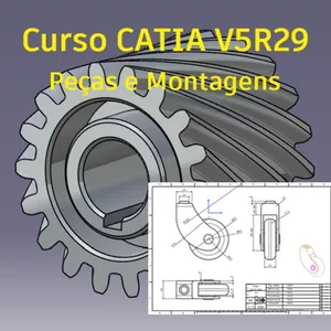 Imagem do curso Curso CATIA V5 do ZERO ao Expert | Peças e Montagens