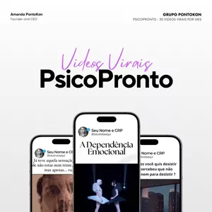 Imagem do curso PsicoPronto - 30 Videos Virais Validados