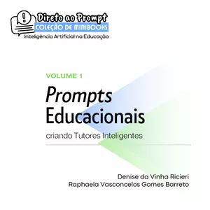 Imagem de capa para o Ebook Minibook, Volume 1 - Prompts Educacionais: criando tutores inteligentes