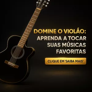 Imagem de capa para o Curso online  E-BOOK&gt; Domine o Violão: e Toque Suas Músicas Favoritas