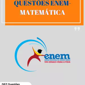 Imagem de capa para o Ebook QUESTÕES MATEMÁTICA ENEM 