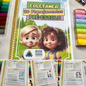 Imagem de capa para o Ebook Coletânea - 90 Planejamentos - Pré-Escola