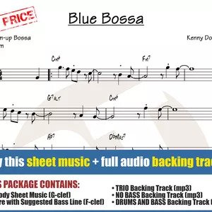 Cover image for Online course Blue Bossa (Sheet Music + Backing Tracks)