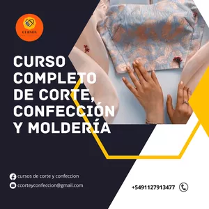 Imagen de portada para Curso online CURSO COMPLETO DE CORTE Y CONFECCIÓN.