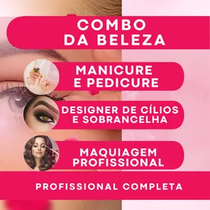 Imagem do curso COMBO DA BELEZA + ESTÉTICA 6 EM 1