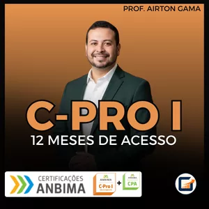 Imagem de capa para o Curso online ARRANCADA C-PRO I | 12 MESES DE ACESSO (GANHE DE BÔNUS PREPARATÓRIO CPA)