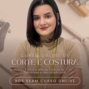 Imagem de capa para o Curso online Curso On-line de Corte e Costura Sos Seam