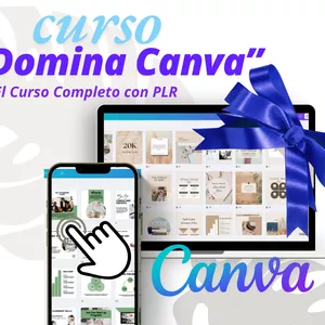 Imagen de portada para Curso online Curso DOMINA CANVA 