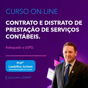 Imagem de CONTRATO E DISTRATO DE PRESTAÇÃO DE SERVIÇOS CONTÁBEIS. criado por Descomplicont Ltda na hotmart