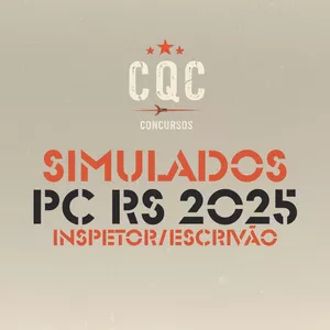 Imagem de capa para o Curso online Simulados PC RS Escrivão/Inspetor