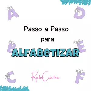 Imagem de capa para o Ebook Passo a passo para alfabetizar