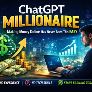 Cover image for Ebook ChatGPT Millionaire: Making Money Online Has Never Been This EASY
