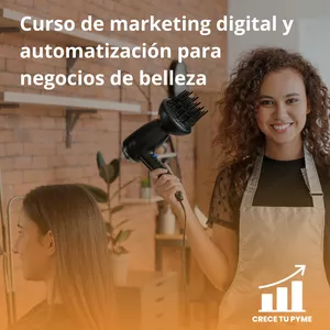Imagen de portada para Curso online Curso de Marketing digital y automatización para negocios de belleza