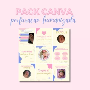 Pack Canva Perfuração Humanizada 