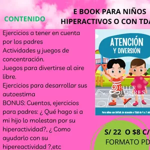 Imagen de portada para Ebook Ebook para niños hiperactivos de 4 a 7 años o con TDAH