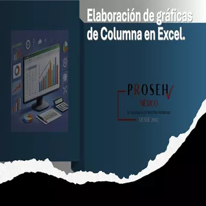 Imagen de portada para Curso online Elaboración de gráficas de Columna en Excel.
