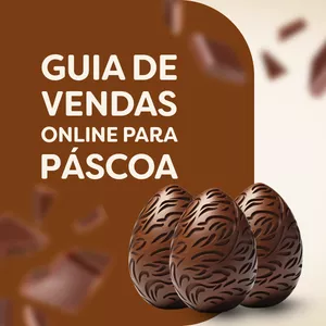 Imagem de capa para o Ebook Guia de Vendas Online para Páscoa - Como Aumentar Seu Faturamento com Estratégias Simples nas Redes Sociais 