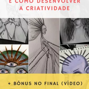 Imagem de capa para o Ebook Desenho de criaturas e Como desenvolver a criatividade