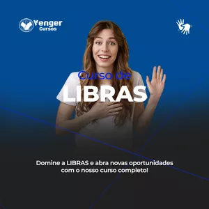 Imagem de capa para o Curso online Curso de LIBRAS