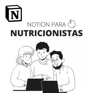 Imagem de capa para o Curso online Template Notion para Nutricionistas