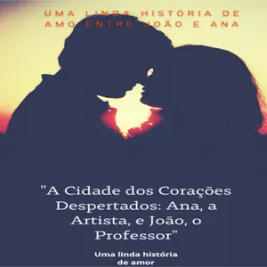Imagem de capa para o Ebook uma linda história de amo entre João e ana
