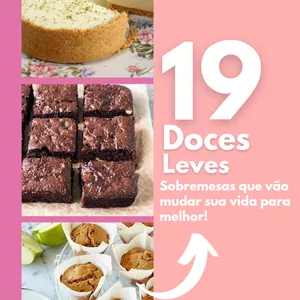 Imagem de capa para o Ebook Doces Leves