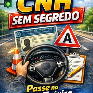Imagem de capa para o Ebook  CNH Aprovada em 7 Dias
