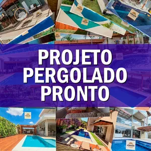 Imagem de capa para o Curso online Projeto Pergolado Pronto - 8,0 x 5,0 m.