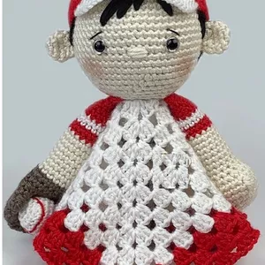 Imagem de capa para o Ebook Receita Crochê Amigurumi - Jogador de beisebol