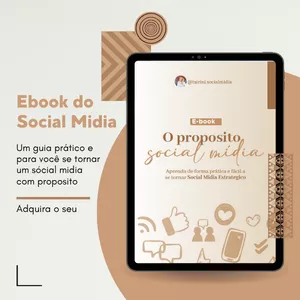 Imagem de capa para o Ebook O propósito Social Mídia