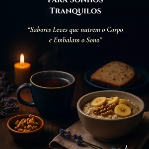 Imagem de capa para o Ebook Alimentação Delicada para Sonhos Tranquilos – by Eliane Adiers