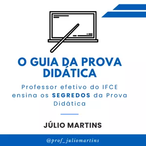 Imagem do curso O Guia da Prova Didática - Completo