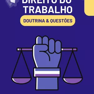 Imagem de capa para o Ebook DOUTRINA E QUESTÕES DE DIREITO DO TRABALHO