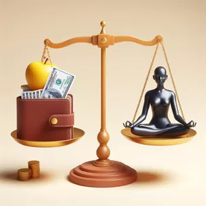 Imagem de capa para o Ebook Equilíbrio Financeiro: A Ligação entre Bem-Estar Econômico e Saúde Física e Mental