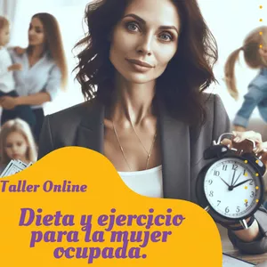 Imagen de portada para Curso online Dieta y ejercicio para la mujer ocupada.