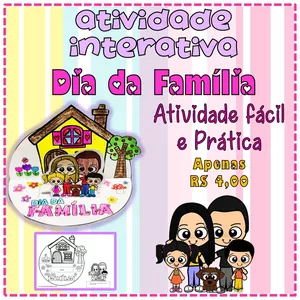 Imagem de capa para o Ebook Atividade Interativa Dia da Família
