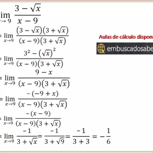 Imagem principal do produto Calculo de limites