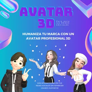 Imagen de portada para Curso online AVATAR 3D PARA LAS REDES SOCIALES