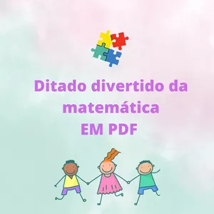 Imagem de capa para o Ebook Ditado Divertido da Matemática 