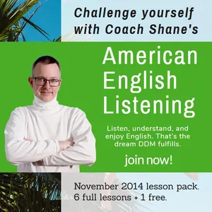 Cover image for Online course Coach Shane's American English Listening - November 2014
