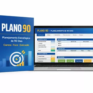 Imagem de capa para o Ebook Plano 90 – Planejamento Estratégico de 90 Dias