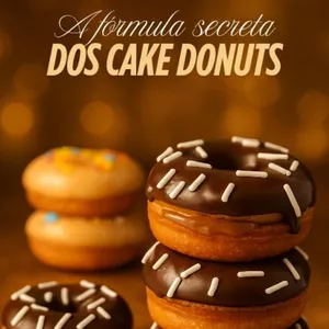 Imagem de capa para o Ebook A  fórmula secreta dos cake donuts