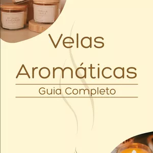 Imagem de capa para o Ebook Guia Completo para Criar Velas Aromáticas Artesanais