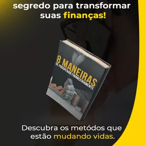 Imagem de capa para o Ebook 8 Maneiras de Prosperar Financeiramente