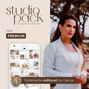 Imagem de Studio Pack Basic - Rainha dos Templates criado por Vanessa Almeida na hotmart